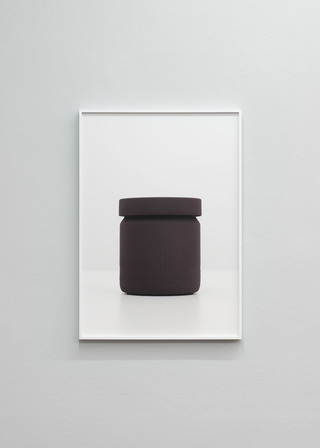 Einheitsglas (Violett), 2021, 59 x 84 cm